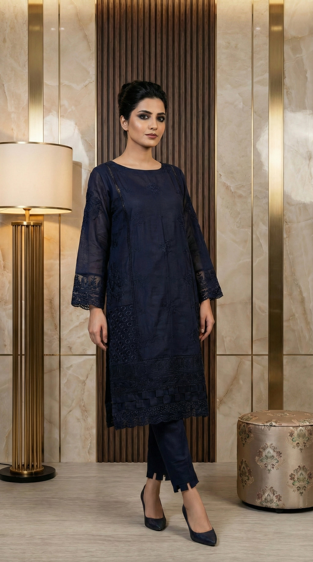 Navy | Jazza Pret (Ready To Wear) | JAZZA