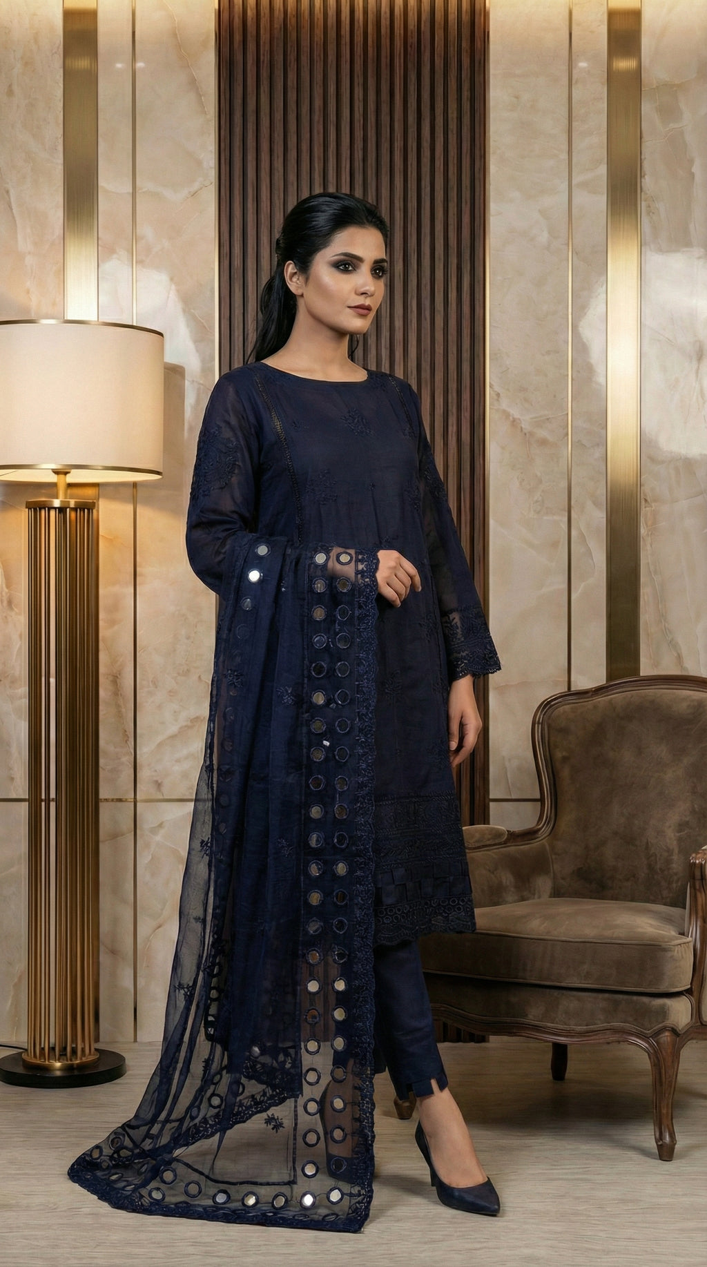 Navy | Jazza Pret (Ready To Wear) | JAZZA