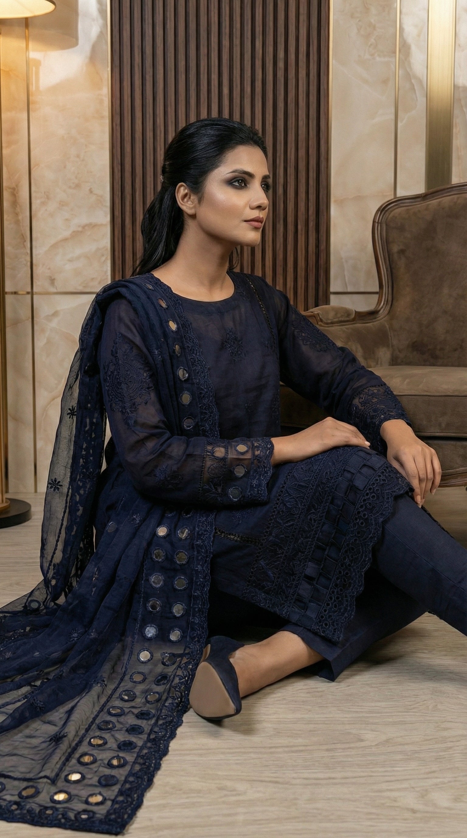 Navy | Jazza Pret (Ready To Wear) | JAZZA