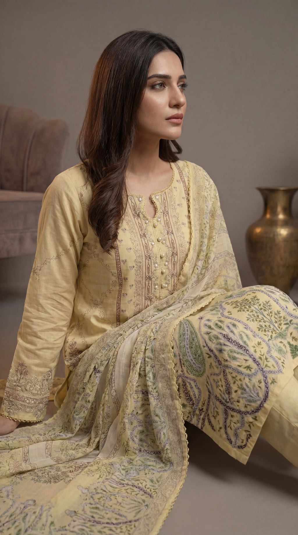 Dusk | Lawn Prints | JAZZA