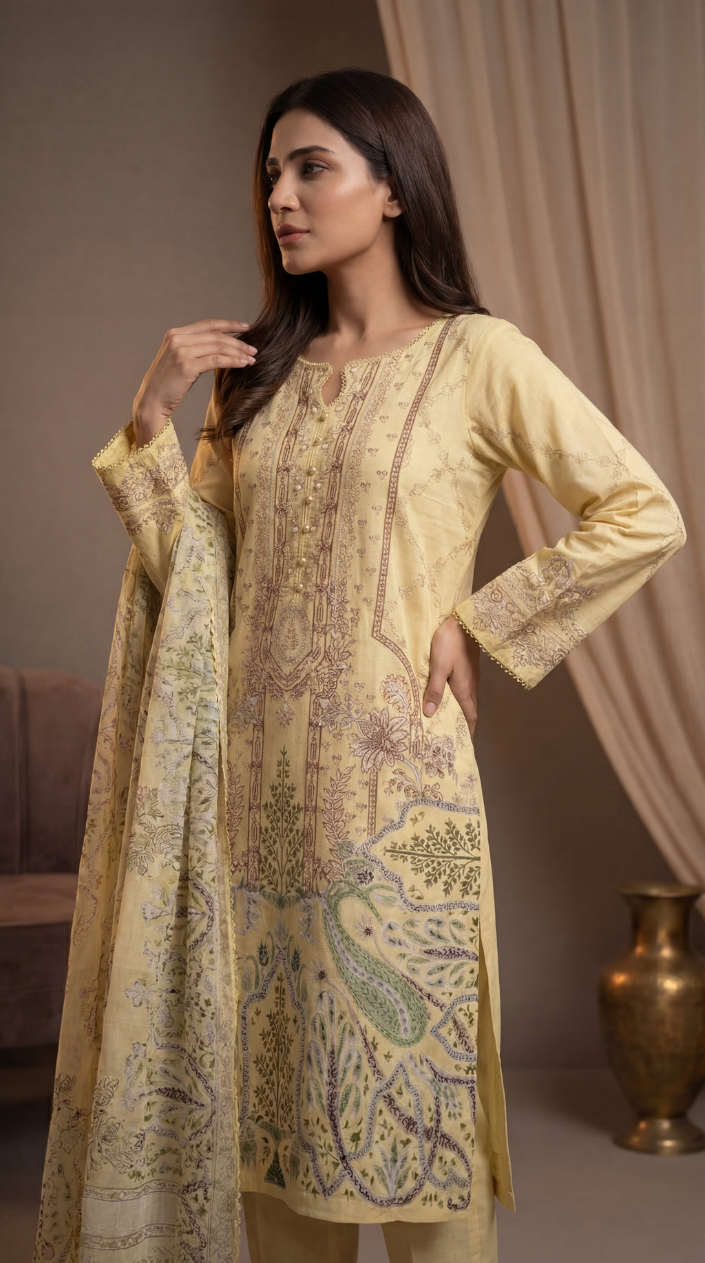 Dusk | Lawn Prints | JAZZA